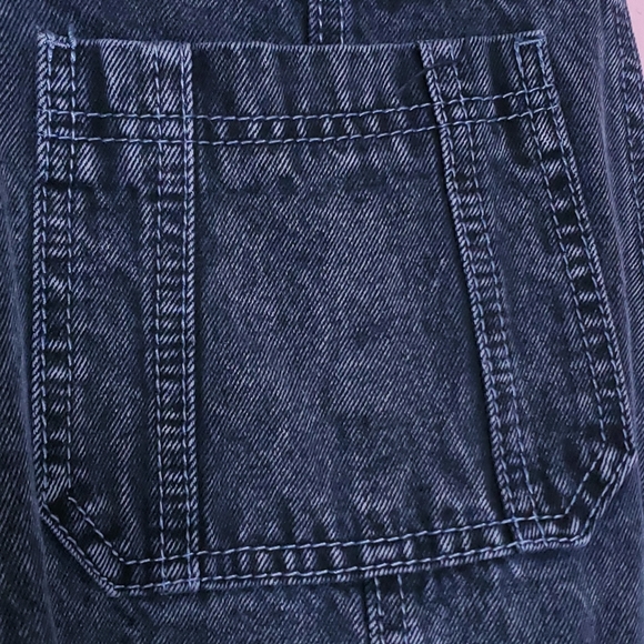 Lazer Kitten x Forever 21 Distressed Rainbow Overall Jeans - Picture 7 of 16